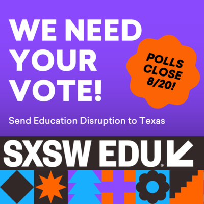 themapacademy's tweet card. We need your support! We’re in the running to record a live episode of the podcast at SXSW EDU. Community votes help determine the lineup, so every vote counts! Our session proposal is all about...