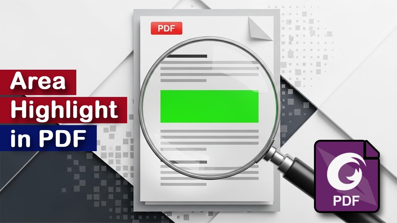 RehanaDhaka1216's tweet card. How to Area Highlight in a PDF Document using Foxit PDF Editor