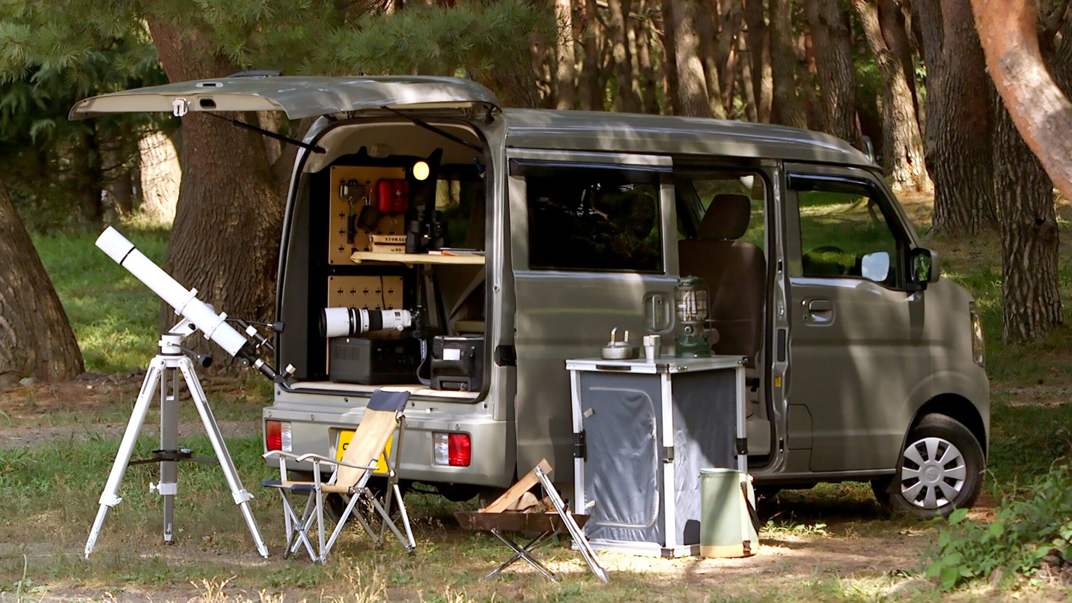 greenandflower's tweet card. 　日産モータースポーツ＆カスタマイズ（NMC）はこのたび、日産「クリッパーバン」をベースにした新モデル「マルチラック」を発表しました。 　マルチラックは、その文字通り荷室のアレンジ性を高め、軽自動