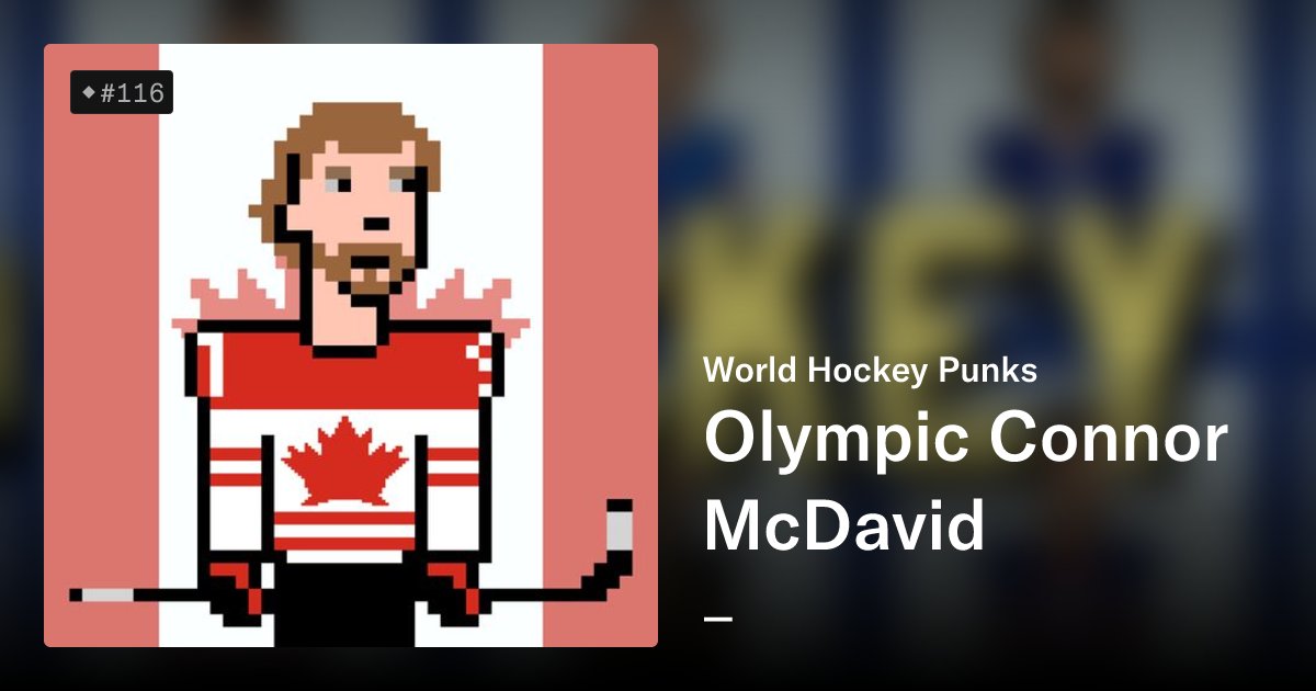 northDacoder's tweet card. **World Hockey Punks** is a fun hand-made pixelated NFT collection. The best players of different positions, teams and eras are presented to your attention. These unique NFTs are limited edition...