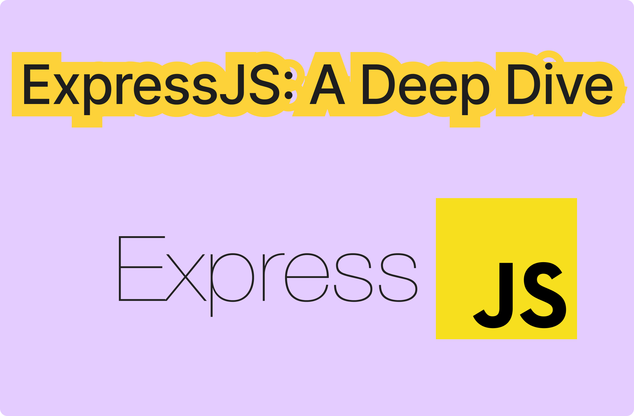 atascii's tweet card. Express is an extremely commonly used web server application framework in Node.js. Essentially, a framework is a code structure that adheres to specific rules and has two key characteristics: - It...