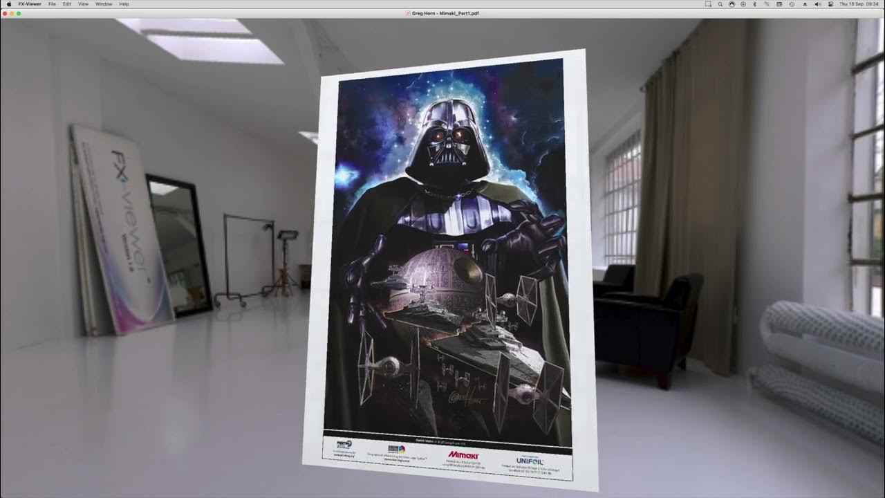 ColorLogicInc's tweet card. Greg Horn Art — Mimaki — Printing United