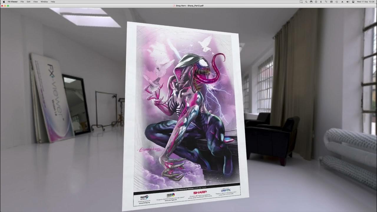 ColorLogicInc's tweet card. Greg Horn Art — SHARP — Printing United