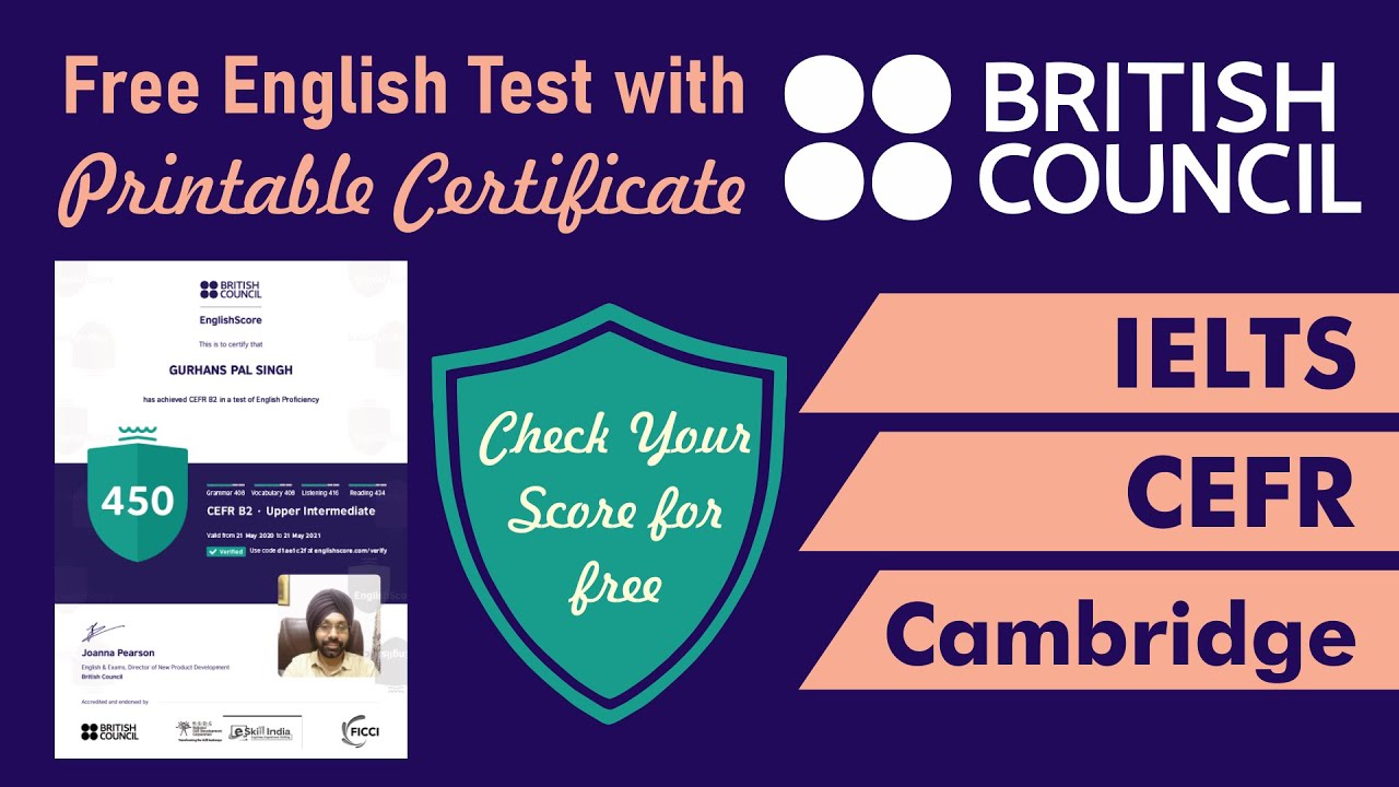 numitech's tweet card. Free English Test by British Council | Check IELTS & CEFR Score for...