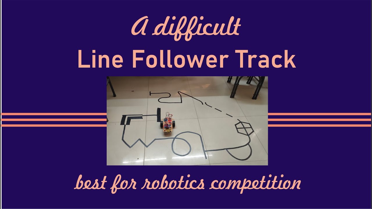 numitech's tweet card. Line follower Robot Competition difficult Track | 10 Difficult...