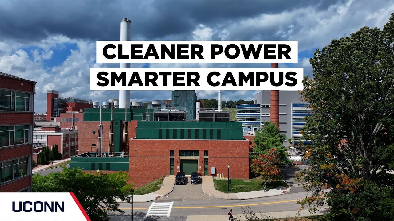 powerplantworld's tweet card. Cleaner Power, Smarter Campus | UConn