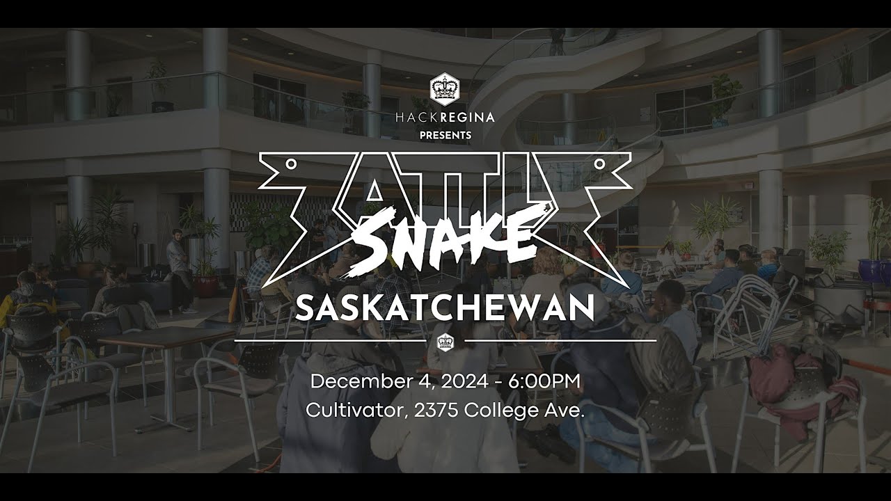 HackREGINA's tweet card. Battlesnake Saskatchewan 2024