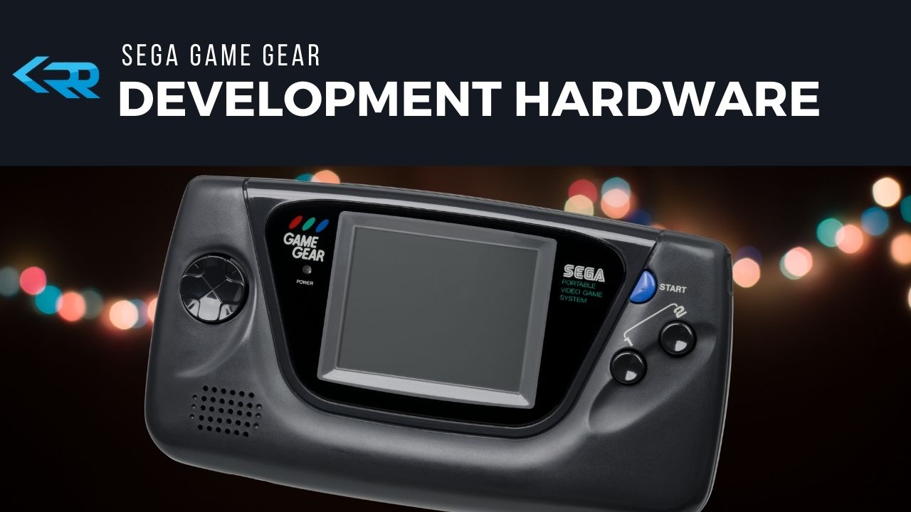 RetroReversing's tweet card. Sega Game Gear Development Hardware