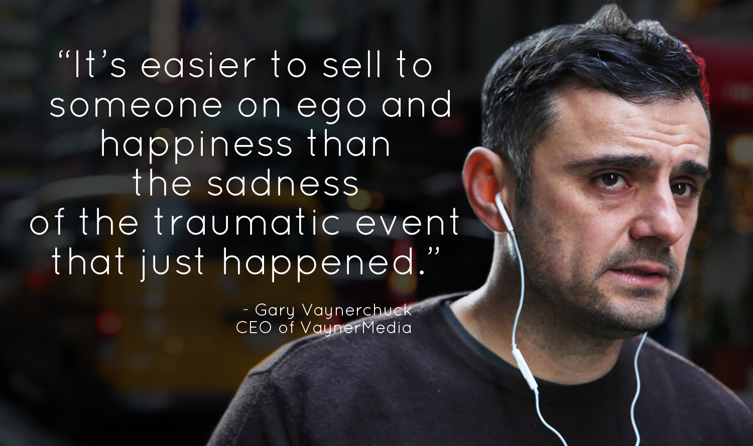 CremationDesign's tweet card. “It’s easier to sell to someone on ego and happiness than the sadness of the traumatic event that just happened.”