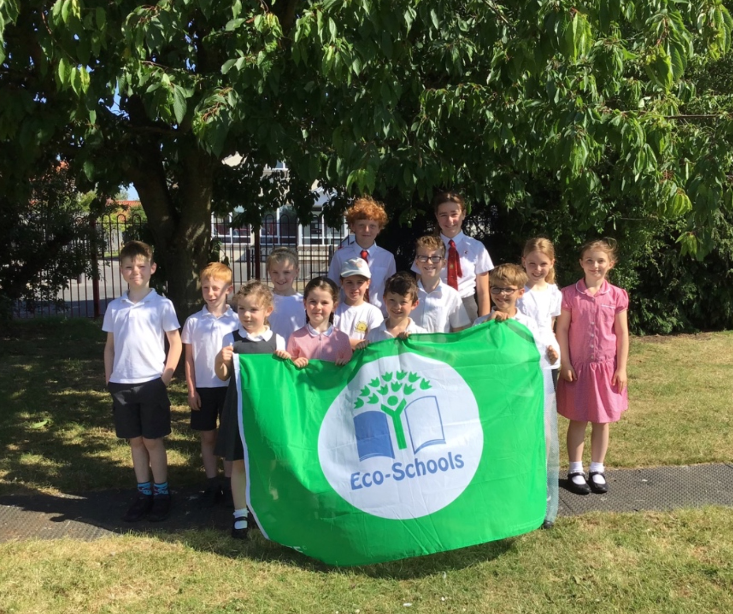 HuntingtonPrim2's tweet card. A SCHOOL in York has secured an eco-friendly award after setting up a series of initiatives.