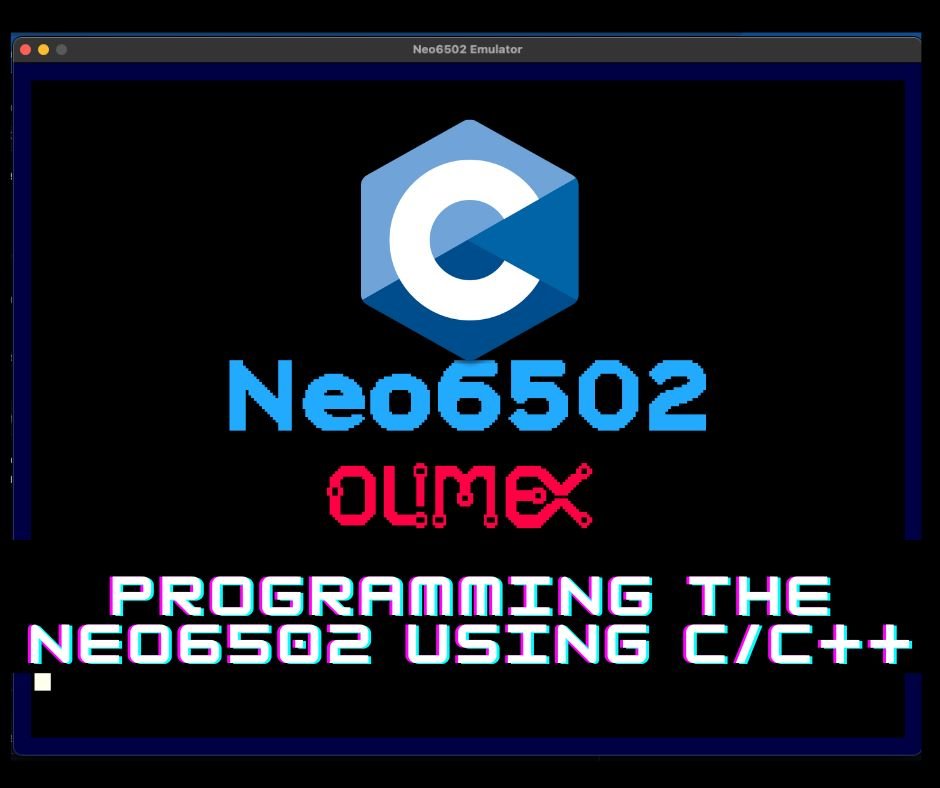 retrogamecoders's tweet card. You can use CC65 to code games for the Neo6502 using C/C++! In this tutorial I show you how I converted my Dungeon crawler to the computer.