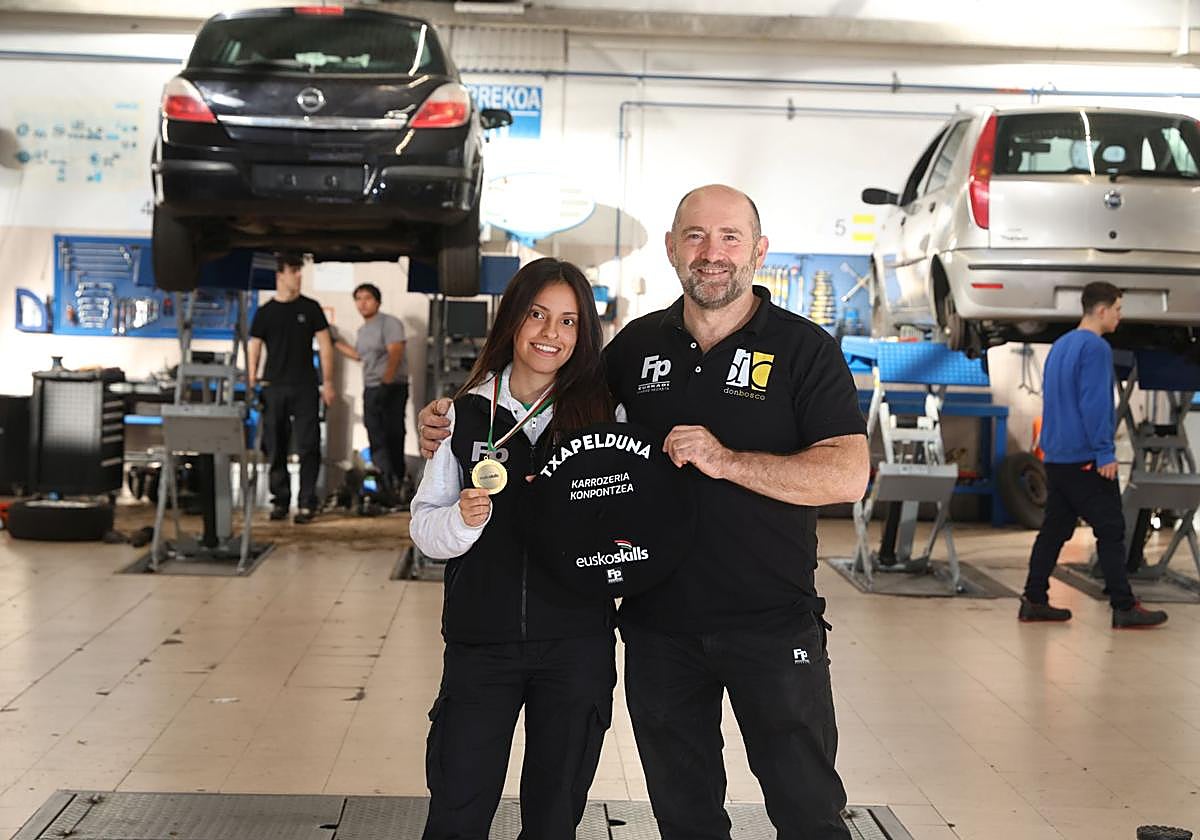 FPdonboscoLH's tweet card. La jóven irundarra Olatz Castanedo ha obtenido la medalla de oro en esta competición, el mayor escaparate de talento joven de FP de Euskadi