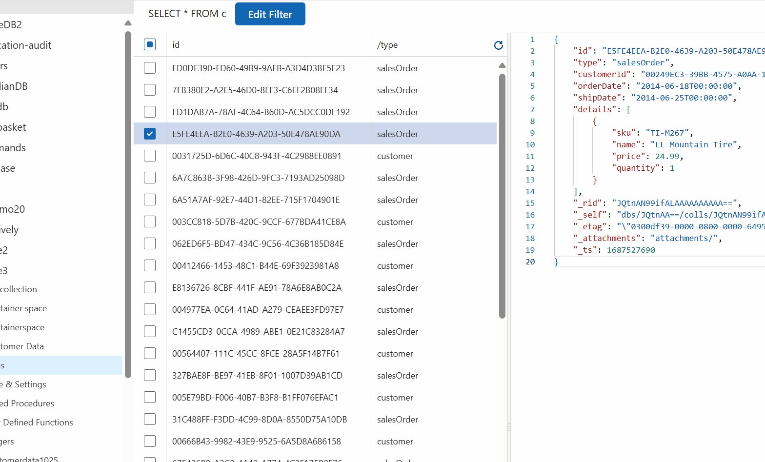 MSAzureDev's tweet card. One common task that developers need to perform when working with Azure Cosmos DB is deleting and viewing items from a container. Whether it's for cleaning up test data, removing obsolete records, or...