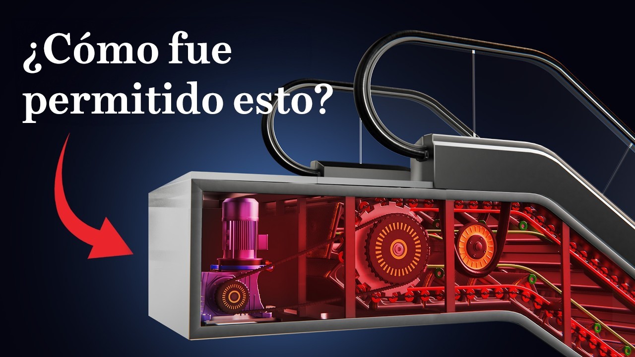 BinaryDemocrito's tweet card. La Escalera Mecánica Más Peligrosa De Roma