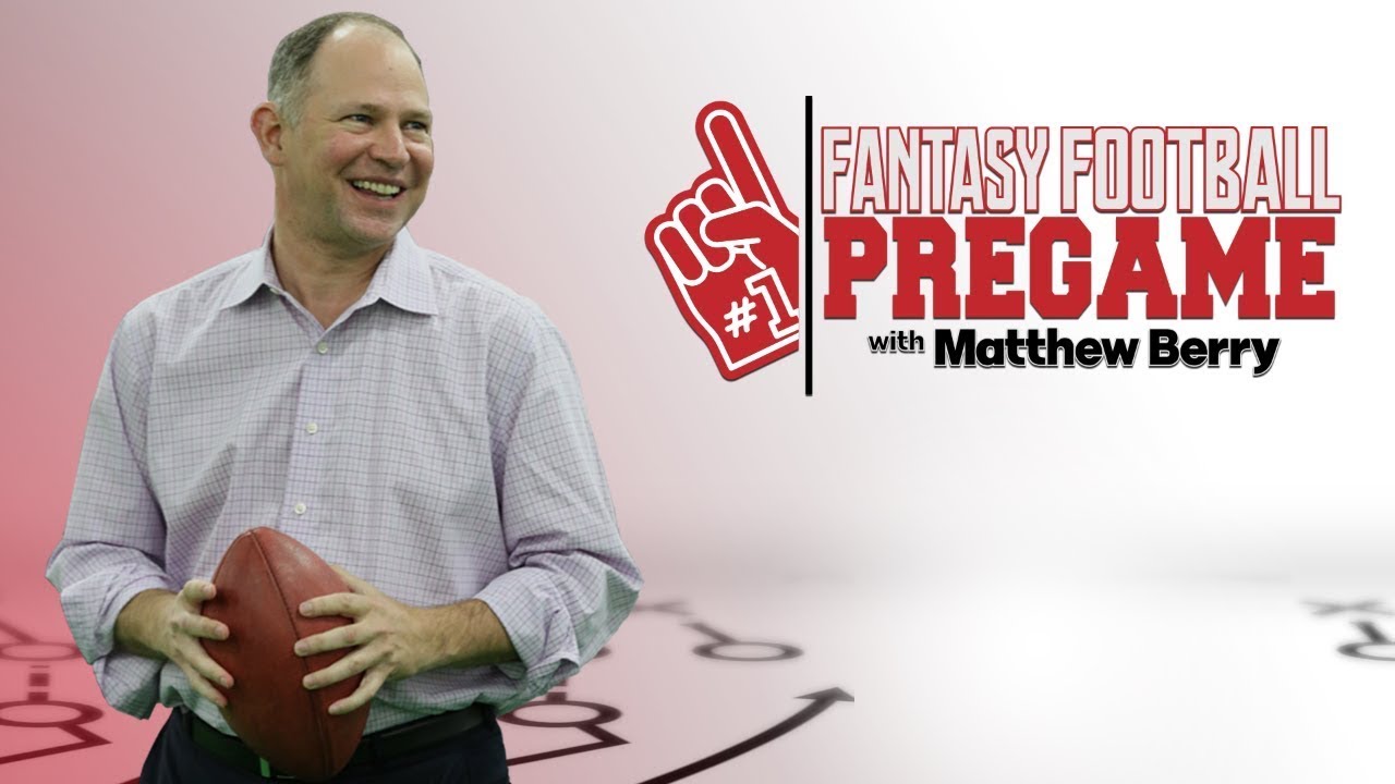 MatthewBerryTMR's tweet card. Fantasy Football Pregame Show with Matthew Berry for Week 11 (11/16...
