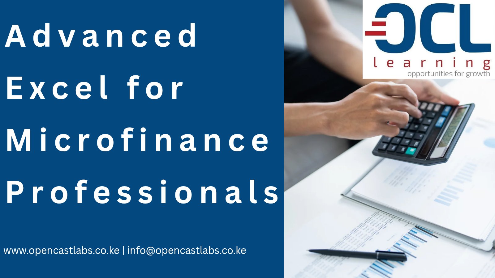 OpenCastlabs's tweet card. This course is designed to equip microfinance professionals with advanced Excel skills for data analysis, financial reporting, and portfolio performance