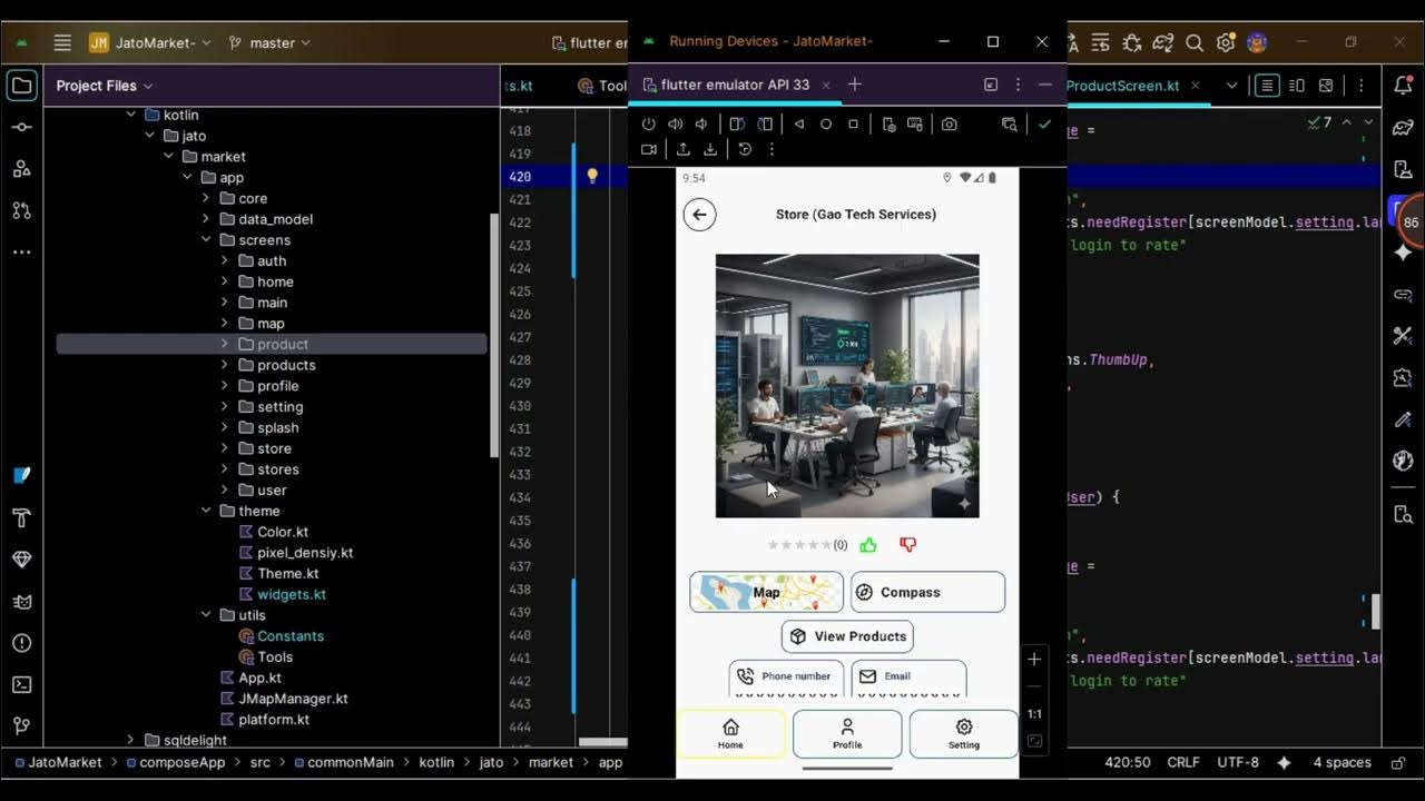 OhiorOje's tweet card. Market Place application