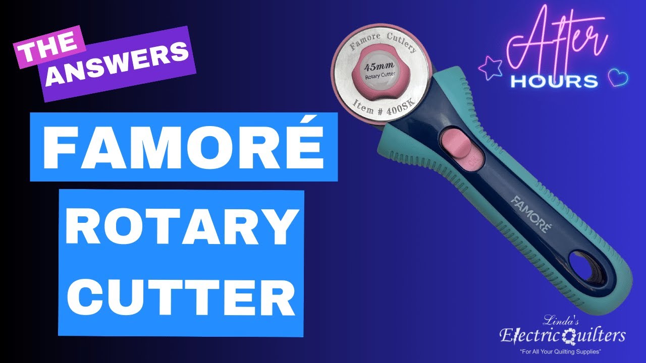 LEQuilters's tweet card. Best Rotary Cutter for Sewing and Quilting - Famoré Rotary Cutter 2024