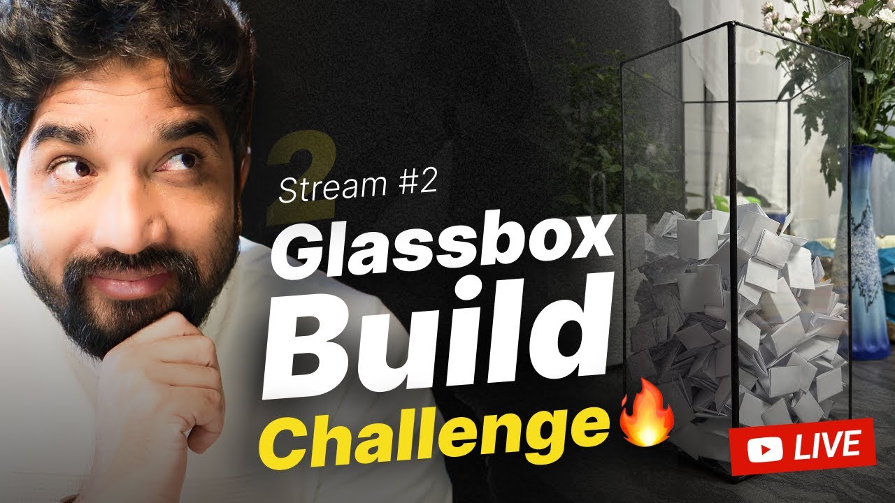 codersGyan's tweet card. GlassBox Build challenge 2 | Live Coding Stream 👷🏾‍♂️