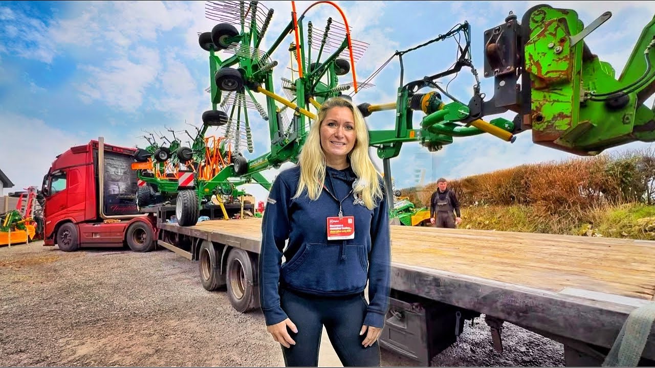 PeteMoring's tweet card. MAD RUSH to get MALONE FARM MACHINERY out of LAMMA | WORKING LATE...