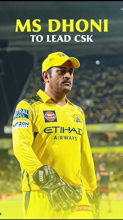 Hashkishor's tweet card. MS Dhoni to lead IPL 2025 | CSK captain Dhoni #ipl2025 #msdhoni...