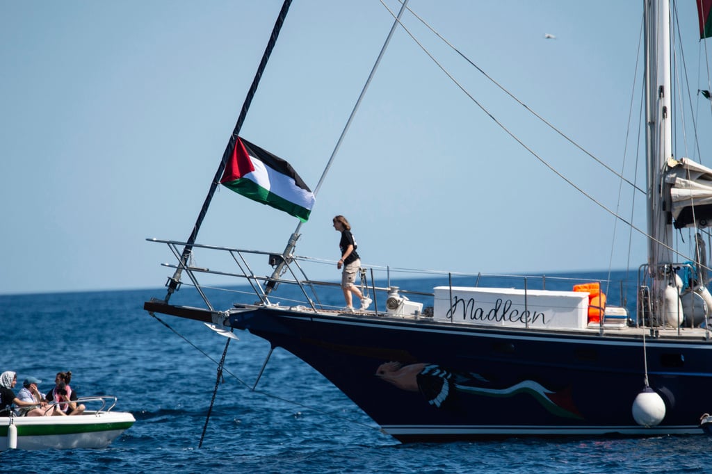 LindseyGrahamSC's tweet card. Activists depart from southern Italy with 'symbolic' humanitarian aid; Israel still mum on allegations it bombed vessel near Malta last month