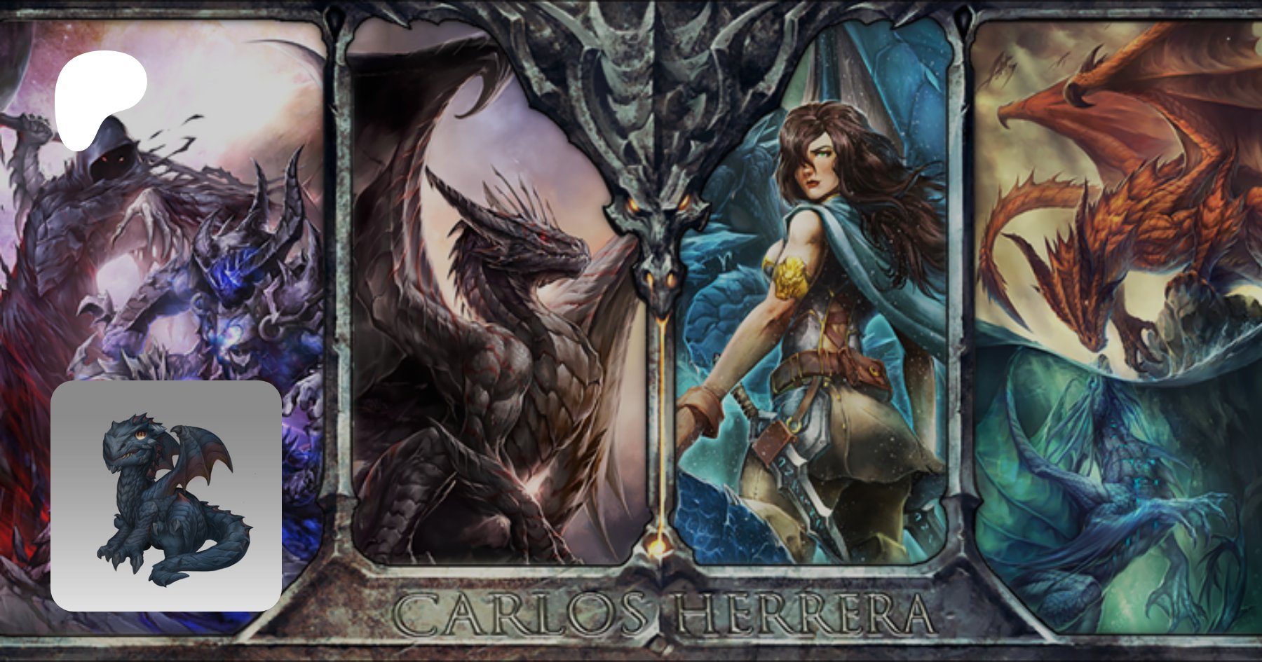 dracodelcaos's tweet card. creating illustrations and comics