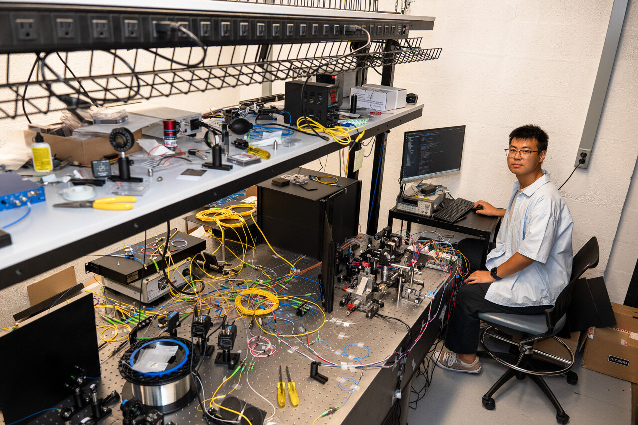 physorg_com's tweet card. In a first-of-its-kind experiment, engineers at the University of Pennsylvania brought quantum networking out of the lab and onto commercial fiber-optic cables using the same Internet Protocol (IP)...