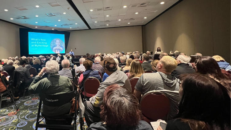 MyHeritage's tweet card. Watch MyHeritage Founder and CEO Gilad Japhet highlight new features and announcements and hint at future releases in his RootsTech session.