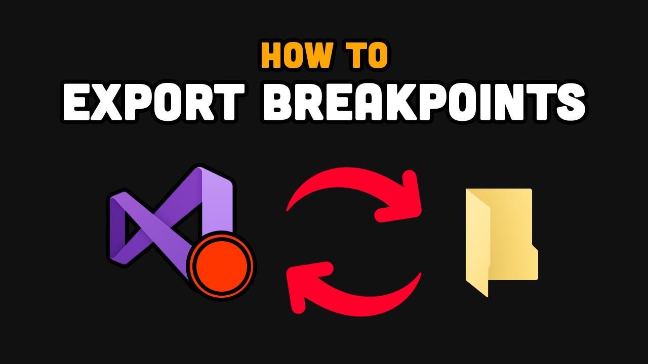 QuickzDev's tweet card. How to export breakpoints in Visual Studio