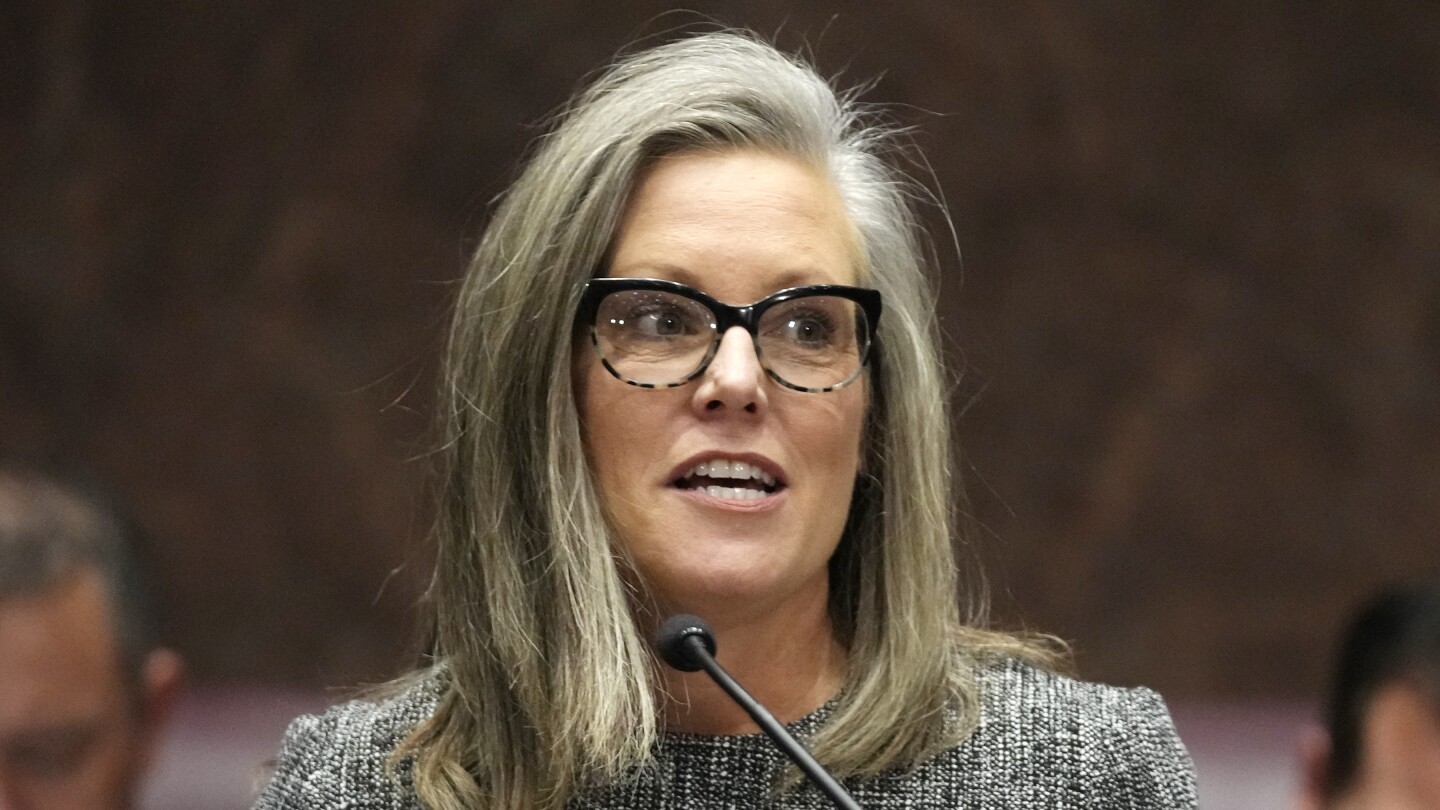 APFactCheck's tweet card. Arizona Gov. Katie Hobbs' brief trip out of state this week has been wildly misrepresented on social media and conservative news sites.