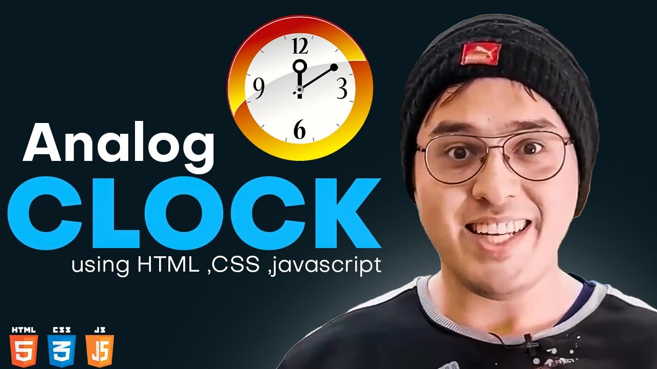 codeWithSimran's tweet card. I Created an Analog Clock Using Pure HTML, CSS and JavaScript
