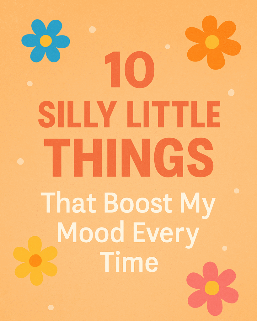 WordSoupBlog's tweet card. Feeling low? These 10 silly little things are guaranteed to boost your mood, from dancing in the kitchen to giving your pens dramatic names.