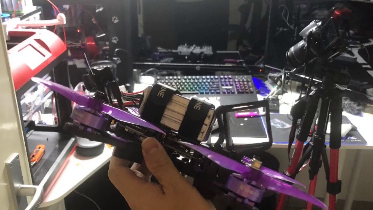 hardwareprogram's tweet card. Eachine X220HV Test Flight witch 5S and 4S battery Frsky XM+ Taranis...