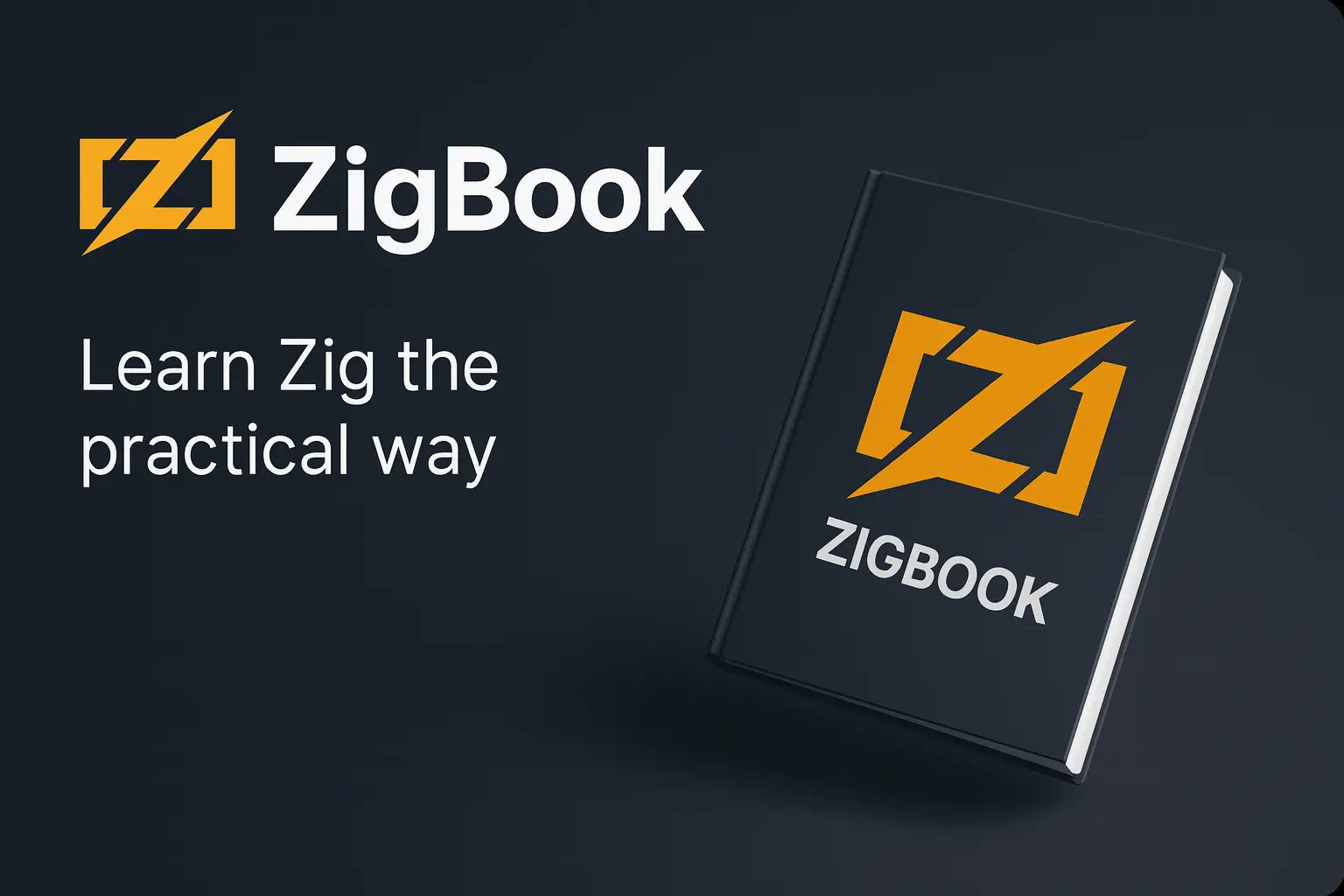 brk0v's tweet card. Zigbook is a comprehensive, open-source guide to the Zig programming language, packed with hands-on chapters, projects, and real-world examples.