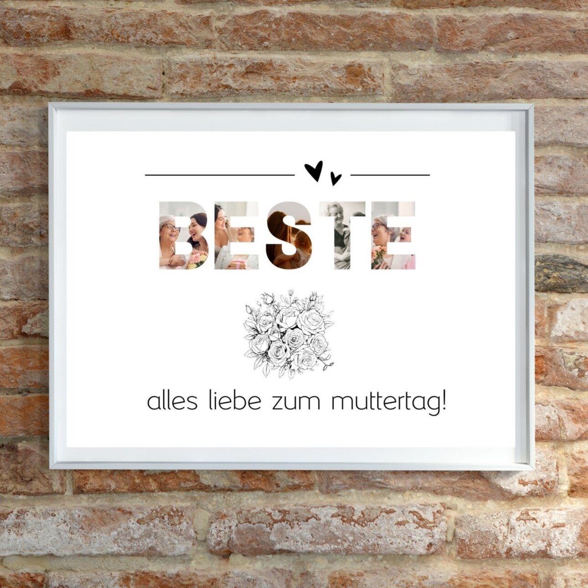 BlogItstimefor's tweet card. BESTE Print Poster A4 Geschenk zum Muttertag | Geschenk für Oma Tante Schwester Mutter | Foto...