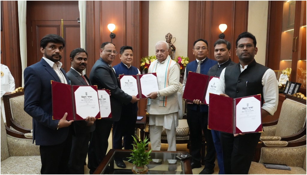 patna_press's tweet card. The Election Commission has submitted the list of 243 newly elected MLAs to Governor Arif Mohammad Khan, marking the formal lifting of the Model Code of Conduct in Bihar. With the NDA securing 202...