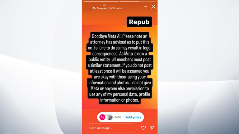 ZephyrCristo's tweet card. The viral Instagram story is actually repurposed from an old, equally ineffective meme and Meta says it does not count as a valid form of objection to their new AI policies. There is a simple way to...