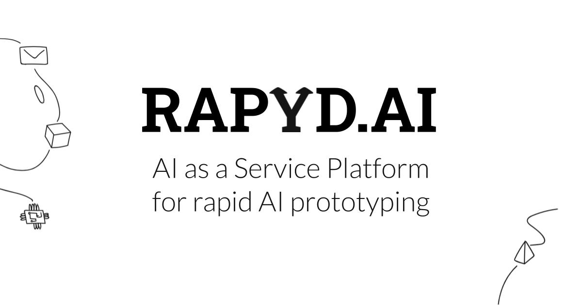RAPYD_AI's tweet card. RAPYD.AI lets you easily build AI prototypes or AI MVPs powered by state of the art AI-services from Google, Amazon and Microsoft. Get started in minutes.