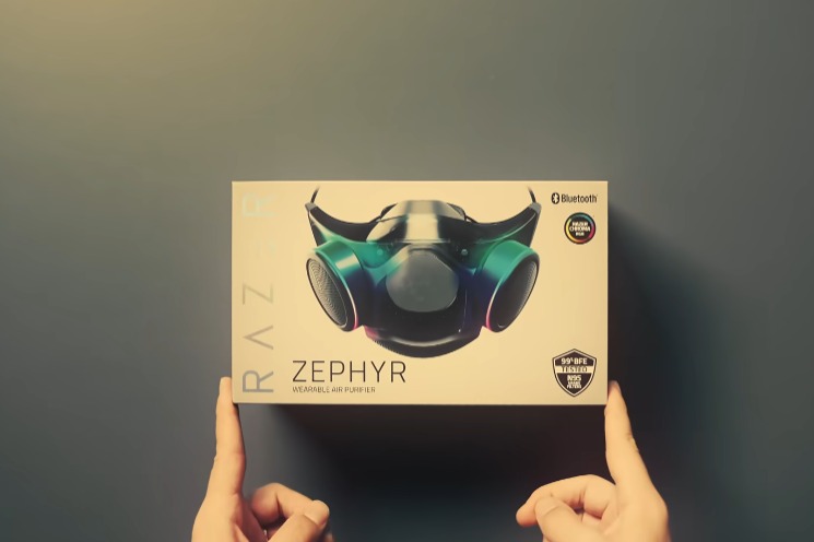TexnologiaNet's tweet card. Η Razer και η παραπλάνηση με τη μάσκα Zephyr. Το 2021,η Razer παρουσίασε τη μάσκα προσώπου Zephyr, η οποία αποτέλεσε μέρος της σειράς