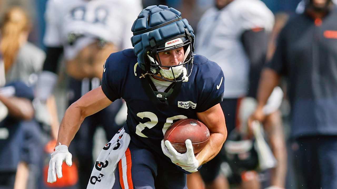 LarryMayer's tweet card. Undrafted rookie receiver JP Richardson made a sensational catch in the Bears’ first training camp practice and has continued to impress in subsequent workouts.