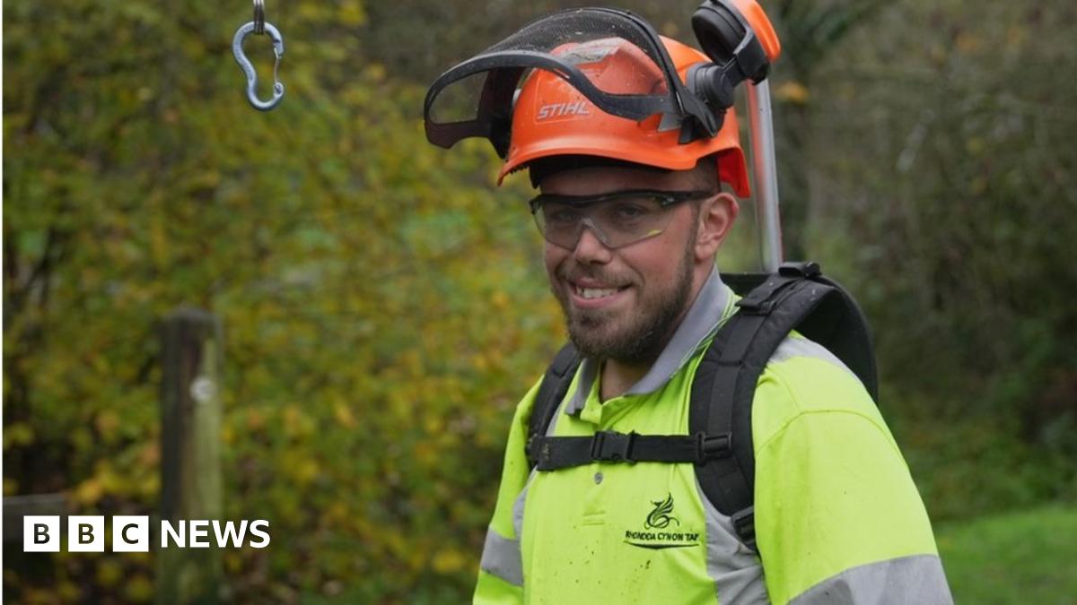 Engage_2_Change's tweet card. One man with cerebral palsy says he feels like he has a purpose with a permanent job.