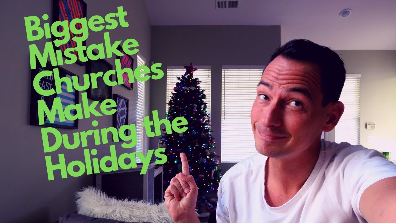 jeffmoors's tweet card. Biggest Mistake Churches Make During The Holidays