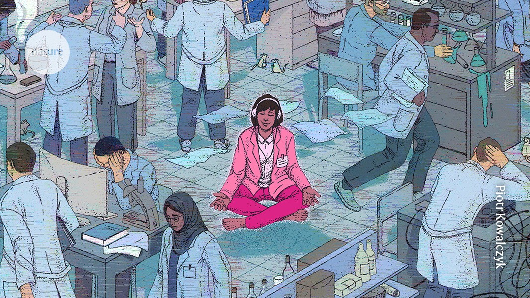 Trakselis's tweet card. Nature - Universities and institutions across the globe are exploring unique initiatives to help their students and staff cope with the stress of research.