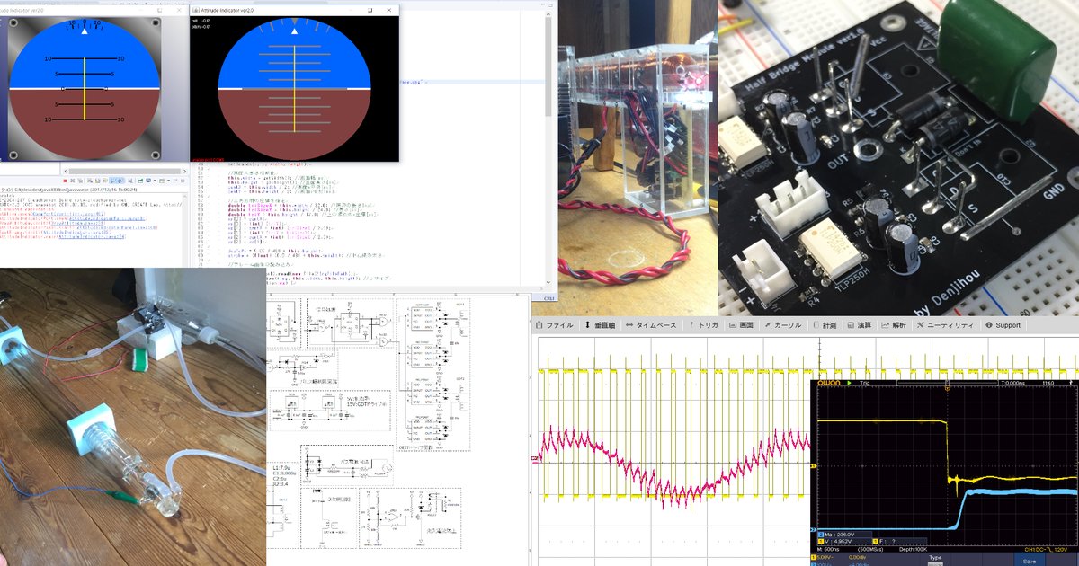 EM_Launcher's tweet card. ハーフブリッジ回路のスイッチング波形について解説記事を置いておきます。 MOSFETのスイッチングモデル  以前、MOSFETのハーフブリッジ回路においてスイッチング損失はどうやって求めるのか、という話を記事にしました。 MOSFETのスイッチング損失は？ あれからずいぶ