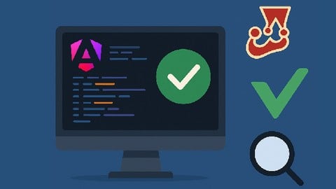 domini_code's tweet card. Aprende a escribir pruebas unitarias y de integración modernas en Angular.