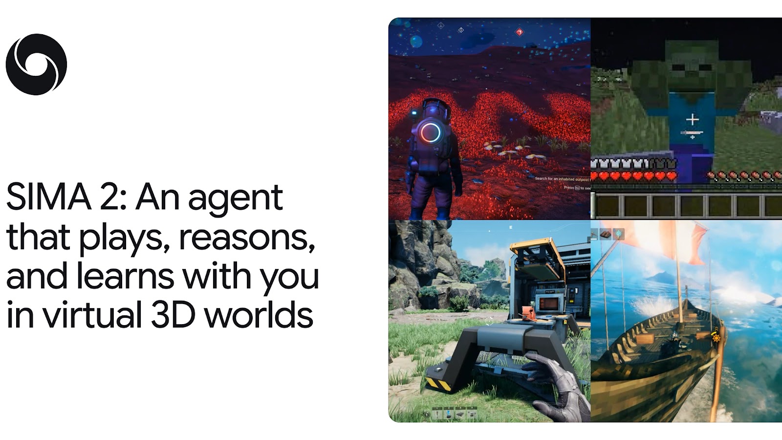 NeuralNotesEdge's tweet card. Introducing SIMA 2, the next milestone in our research creating general and helpful AI agents. By integrating the advanced capabilities of our Gemini models, SIMA is evolving from an instruction-foll…