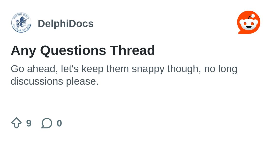 Docs_Delphi's tweet card. Explore this post and more from the DelphiDocs community
