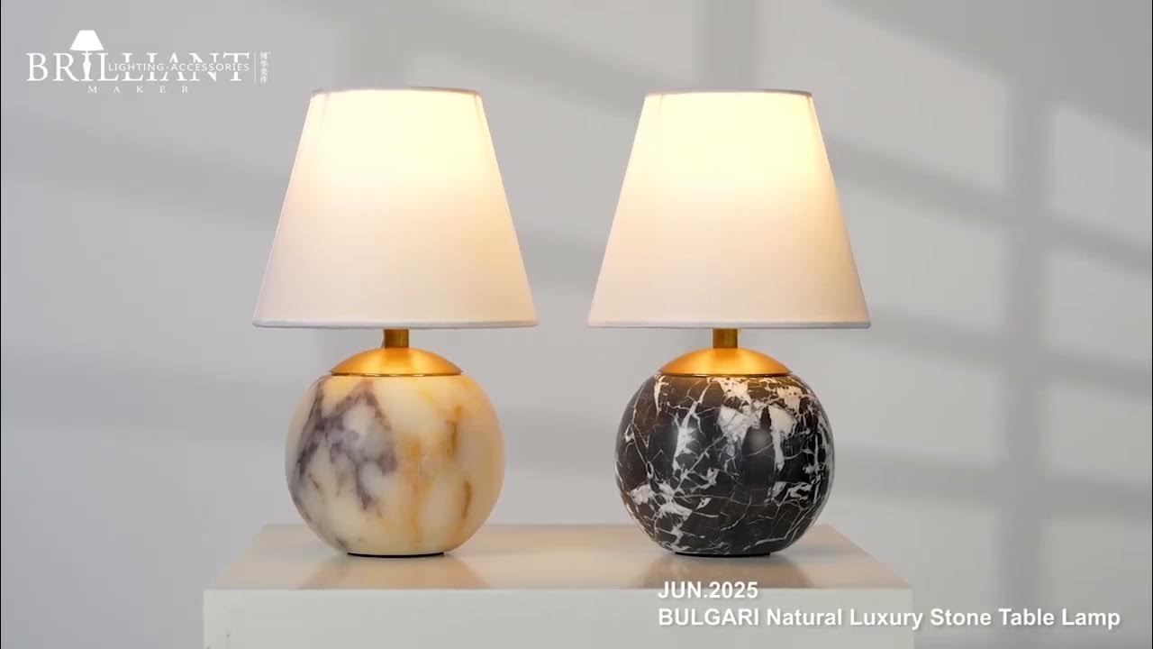 Brilliant_Maker's tweet card. ​BRILLIANT-MAKER Luxury Marble Table Lamps: Elevate Your Space with...