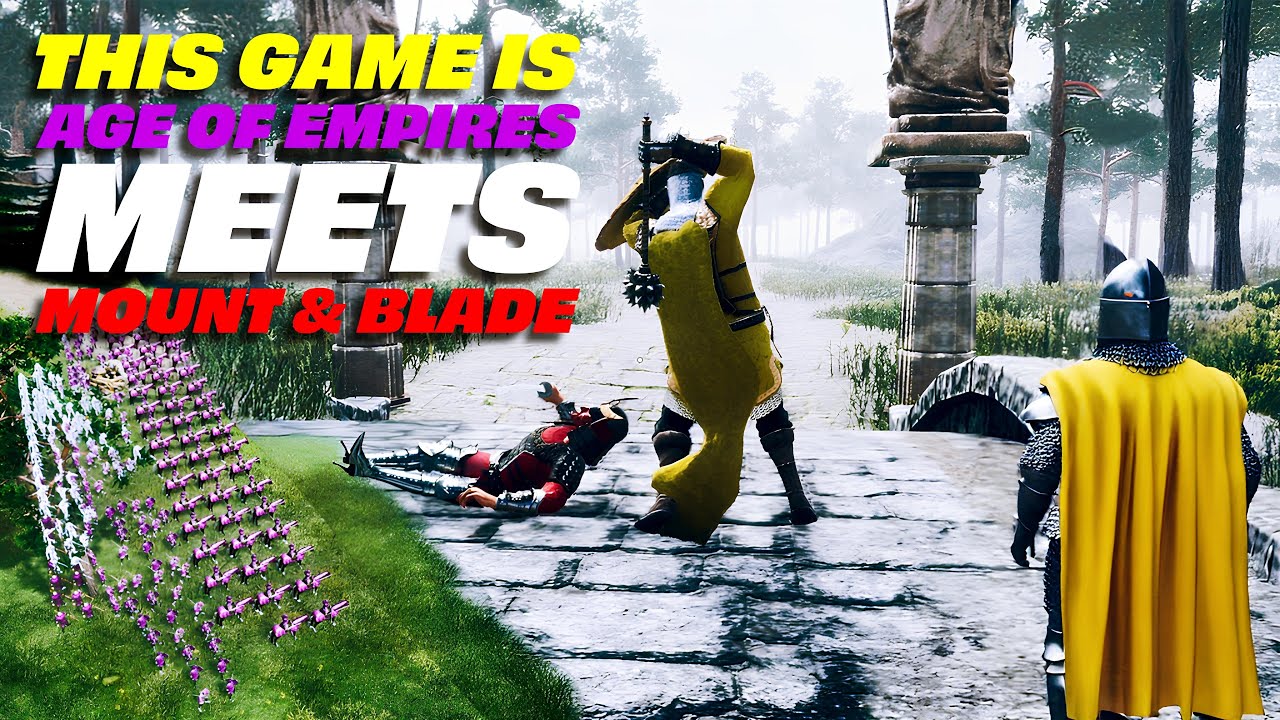 Magic_GameWorld's tweet card. This New RTS Lets You Build Like Age of Empires & Fight Like Mount &...